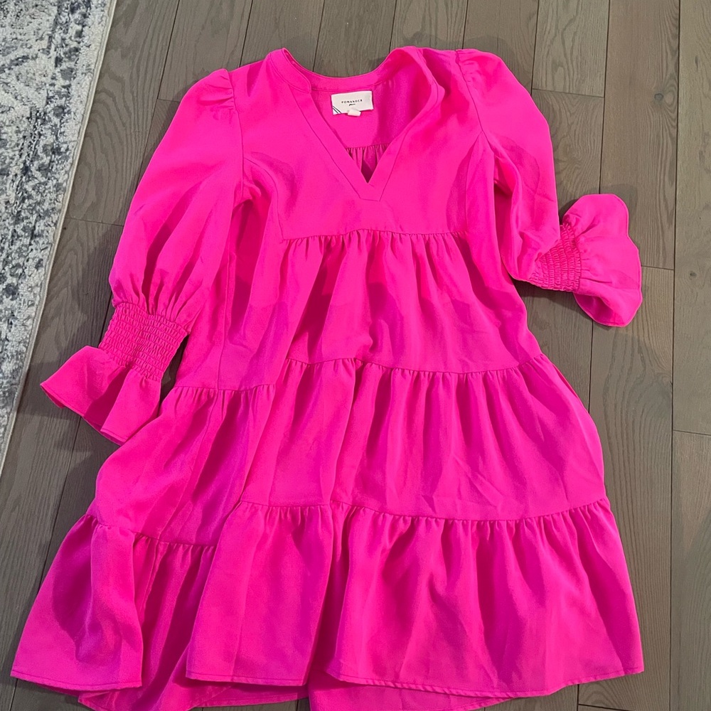 Hot Pink Pomander Place Lanie Dress